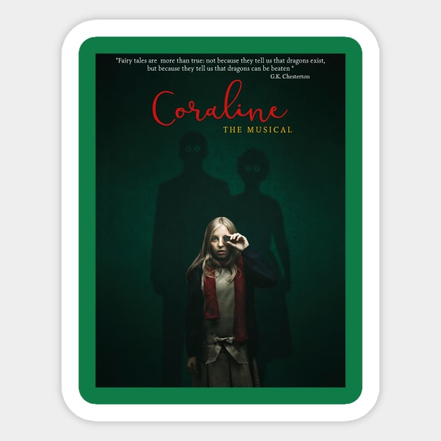 Coraline the Musical 2021 Other Mother Other Father Sticker by Chesterton Stage Productions